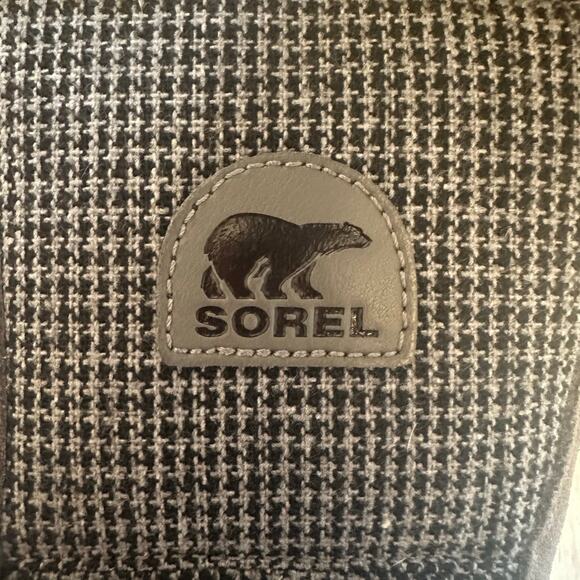 Sorel Women's Boots Tivoli High II Quarry Black Houndstooth Size 8 Snow Winter - Picture 5 of 10